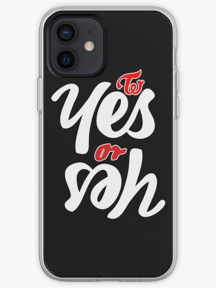 Twice Yes Or Yes Logo Iphone Case Cover By Kpopbuzzer Redbubble