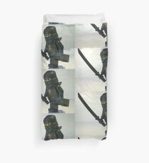 Black Ninja Custom Minifigure Duvet Cover
