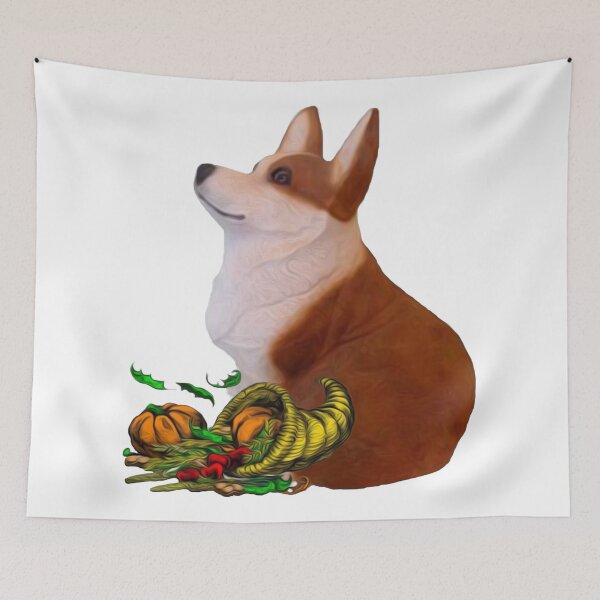 Item preview, Thanksgiving Welsh Corgi designed and sold by RockCreek.