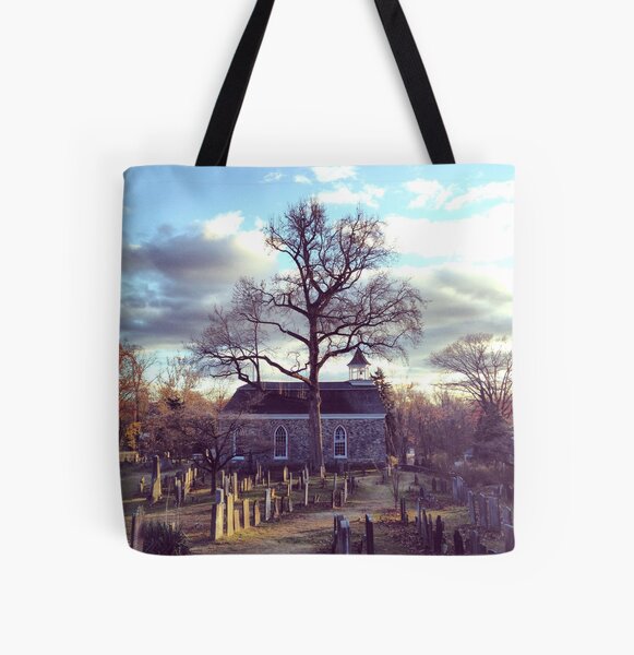 Old Dutch Church, Sleepy Hollow, NY All Over Print Tote Bag