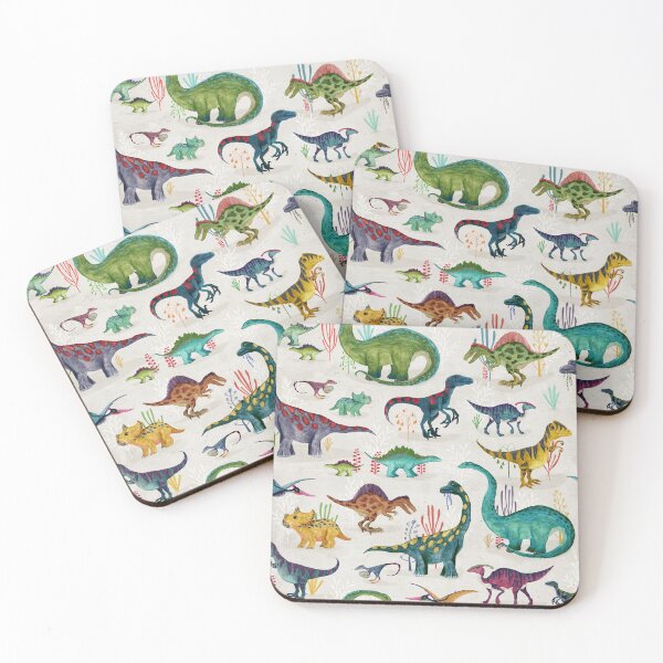 Item preview, Bright Dinosaurs designed and sold by Katherine Quinn Illustration.
