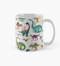 Taza clásica Dinosaurios brillantes