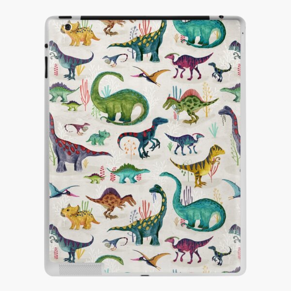 Bright Dinosaurs iPad Skin