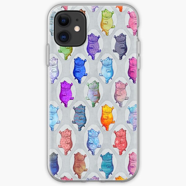 La danse des hippopotames Coque souple iPhone