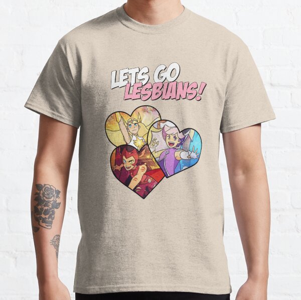 ¡Vamos a las lesbianas! Camiseta clásica