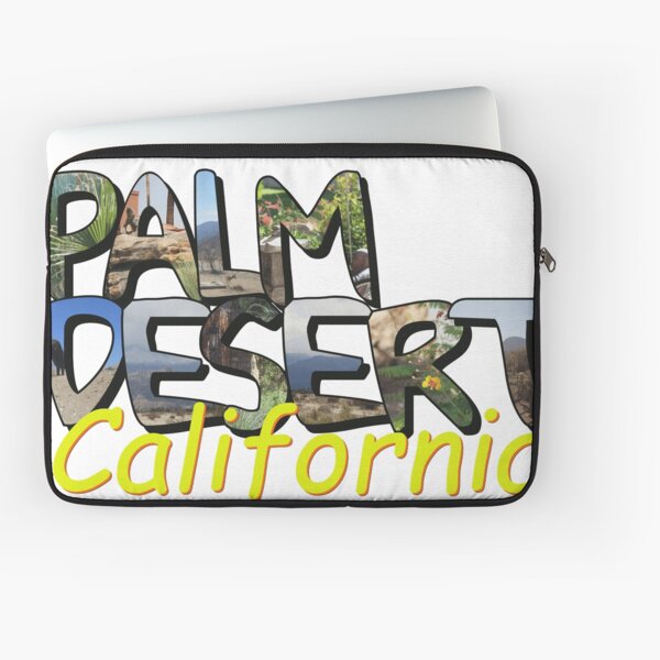 Big Letter Palm Desert California Laptop Sleeve