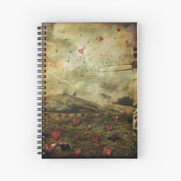 Fallow Hearts Field Spiral Notebook