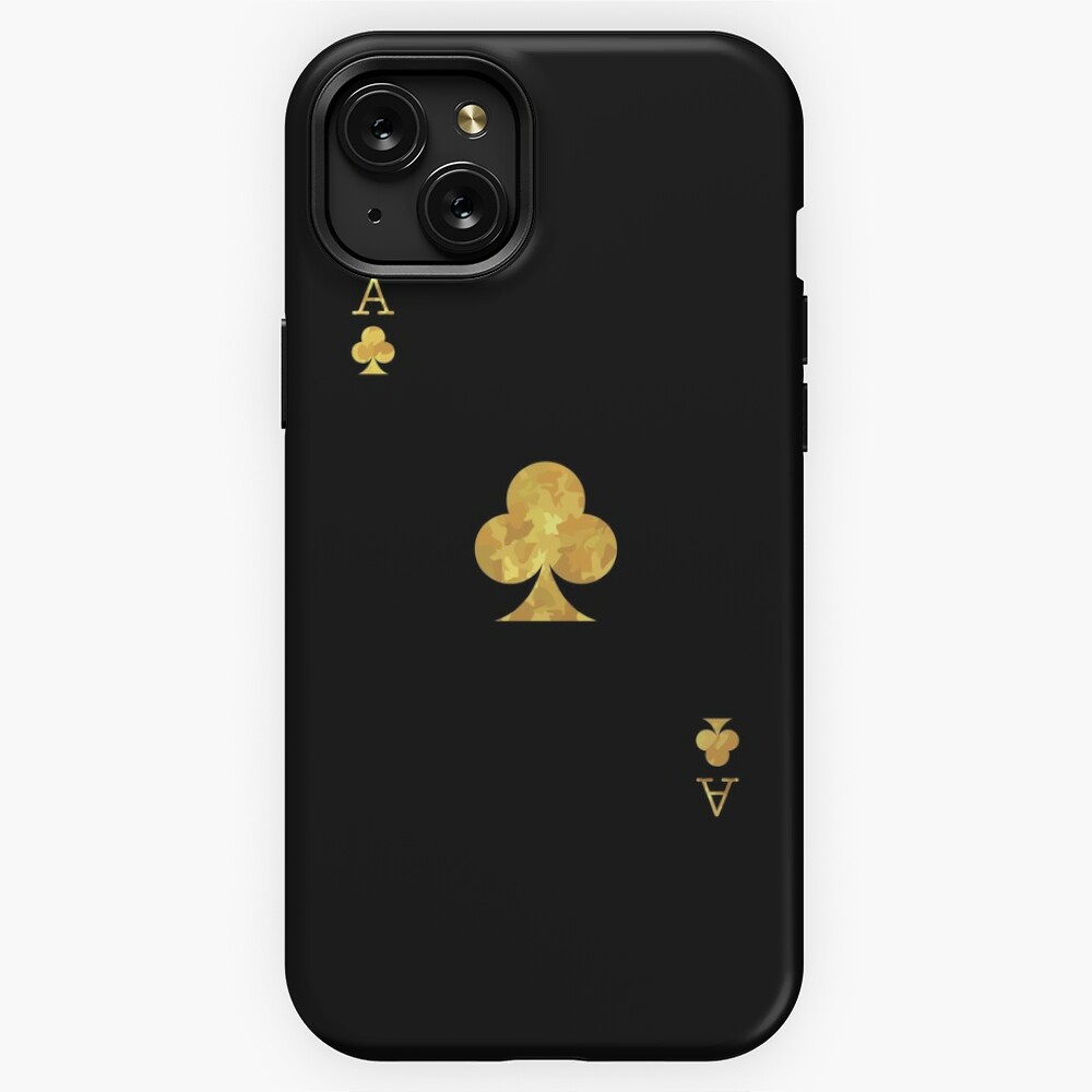 Gold Ace Playing Card