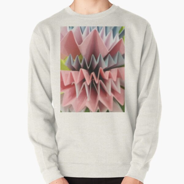 #art #design #origami #education #abstract #shape #paper #bright #vertical #FortHamilton #NewYorkCity #USA #americanculture #wide #nopeople #schoolbuilding #colors #newyorkstate #newyorkcity  Pullover Sweatshirt