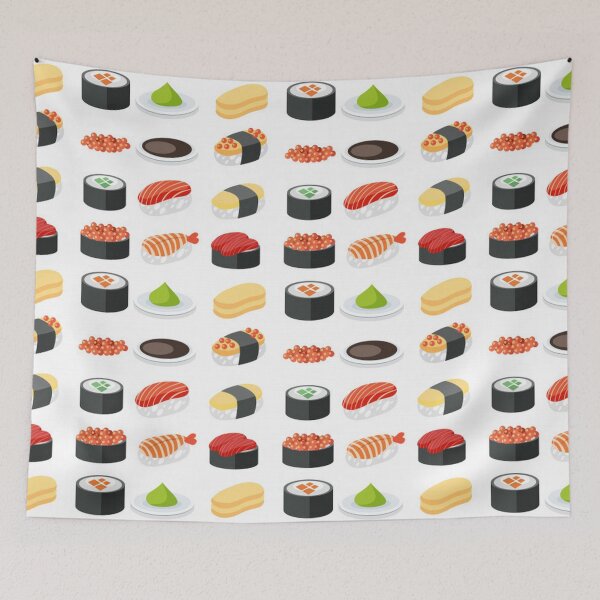 Item preview, Super Cute Sushi Lover Home Decor, Apparel designed and sold by pugmom4.