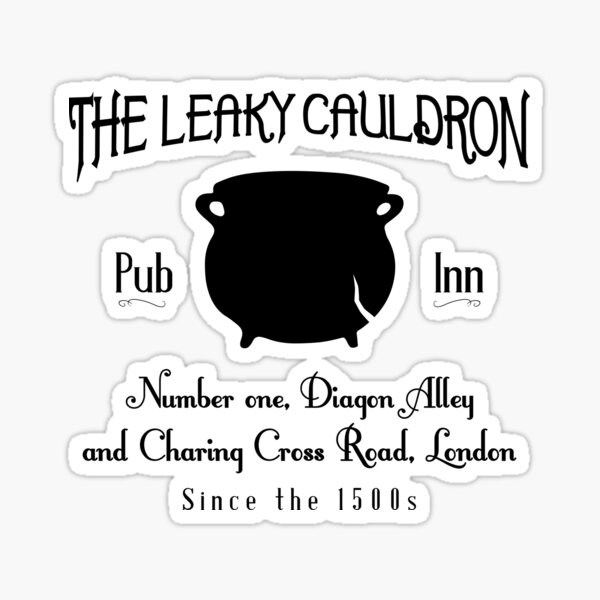 Leaky Cauldron Sticker