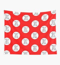 WORLD'S BEST BRICK BUILDER Wall Tapestry