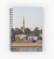 Minaret on the West Bank of River Nile Spiralblock