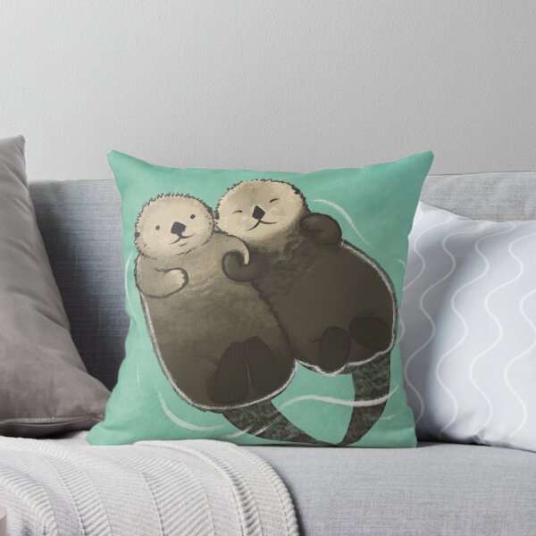 Item preview, Significant Otters - Otters Holding Hands designed and sold by StudioMarimo.
