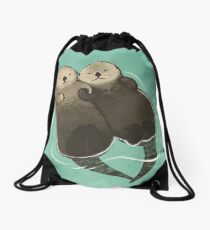 Mochila de cuerdas Nutrias significantes - nutrias tomados de la mano