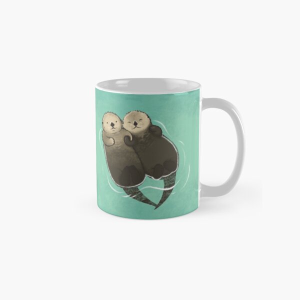 Significant Otters - Otters Holding Hands Classic Mug