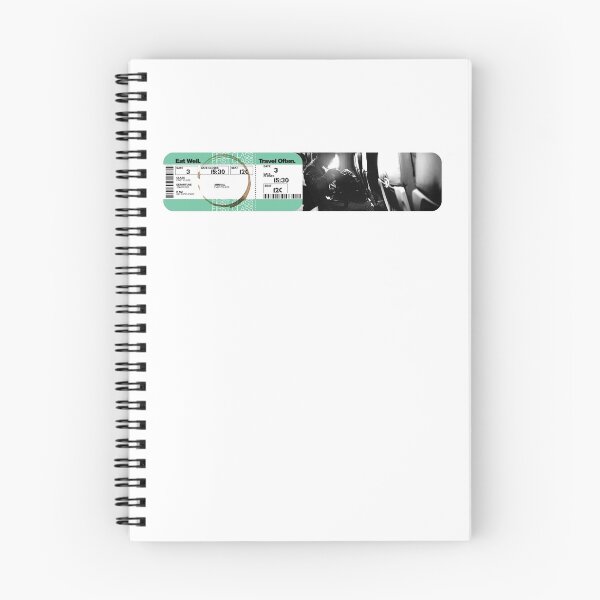 Item preview, EAT WELL, TRAVEL OFTEN Ticket designed and sold by BOBSMITHHHHH.