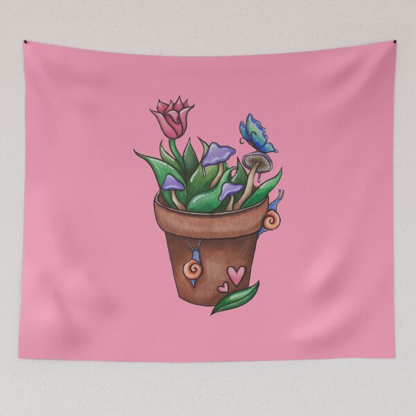 Aperçu de l'œuvre Jardin pot de fleur créée et vendue par Alyssa Lennox.