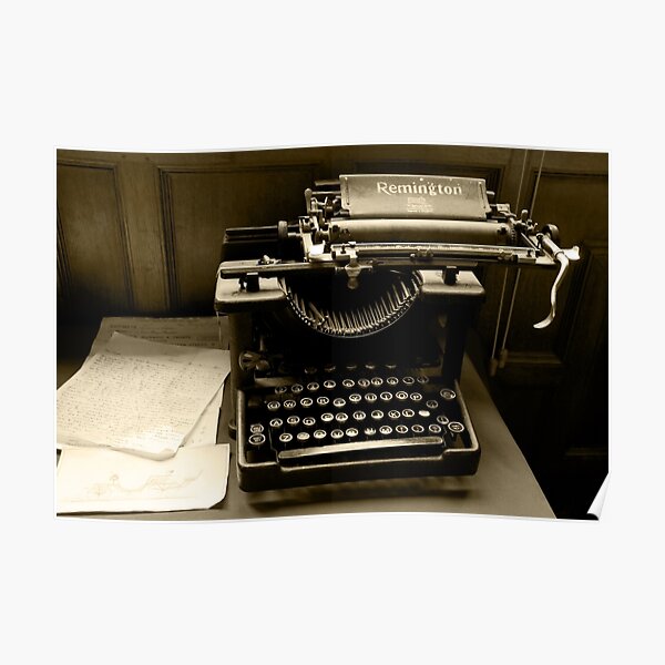 Typewriter Poster