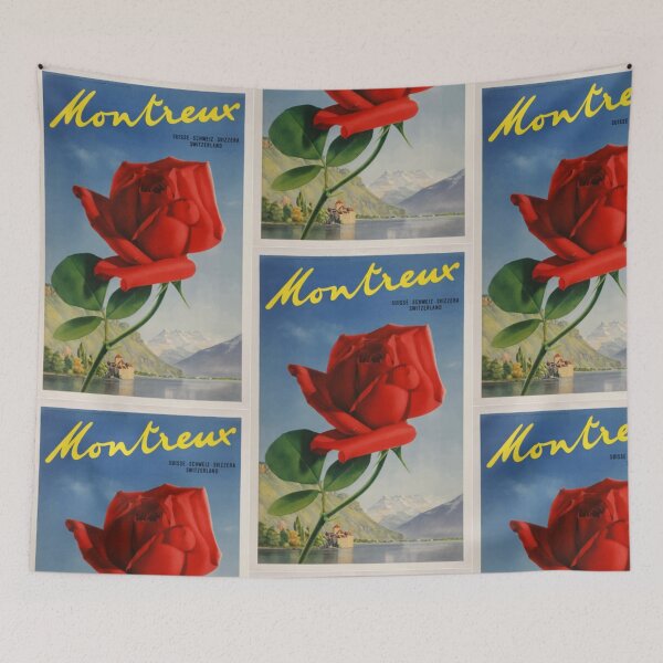 Item preview, Montreux Switzerland Vintage Poster  designed and sold by Broken Concrete.