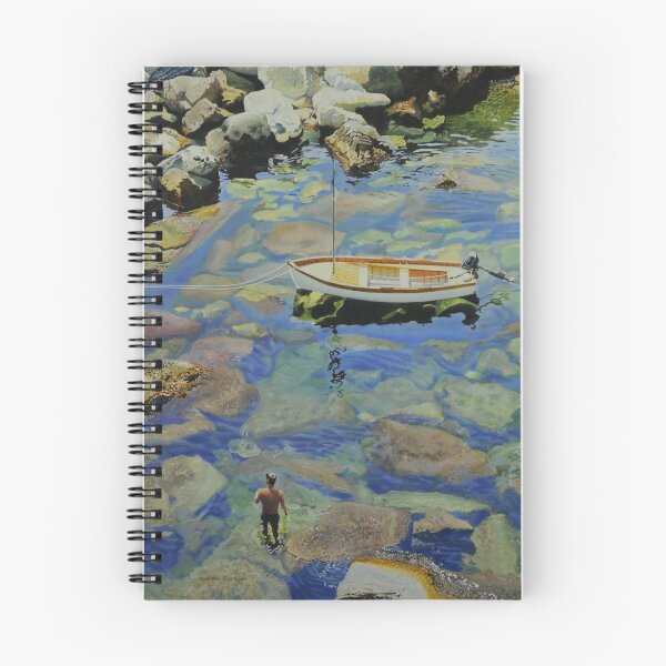 Item preview, Knee deep in Riomaggiori Harbour designed and sold by Graham Clark.