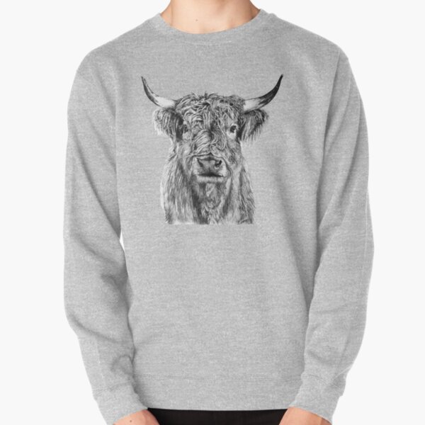 Scottish Highland Cow Pullover Sweatshirt