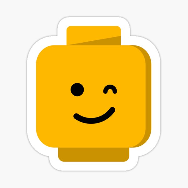 Lego Face Stickers Redbubble