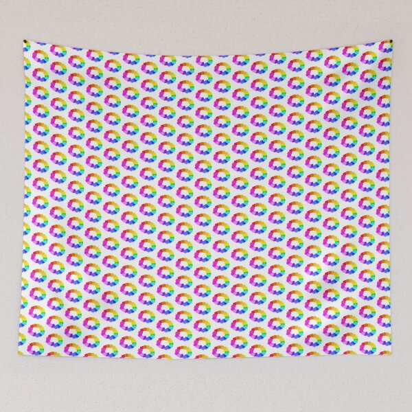 Item preview, Rainbow paint scrunchies designed and sold by LittleBettyMakes.