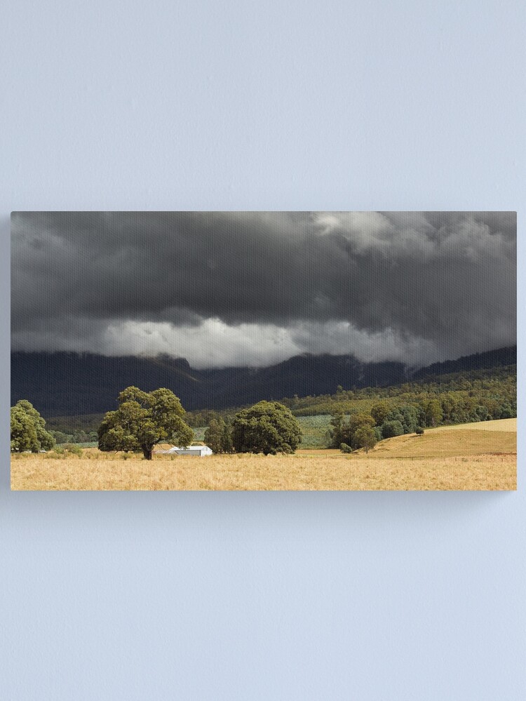 Alternate view of Western Tiers Storm Canvas Print