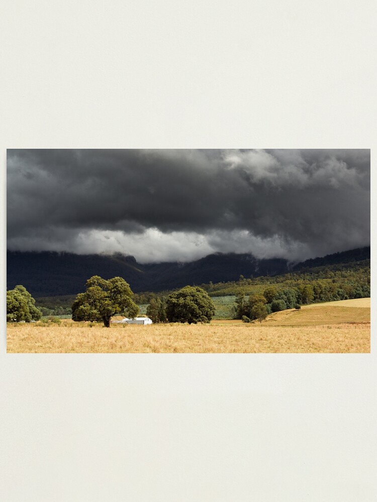 Alternate view of Western Tiers Storm Photographic Print