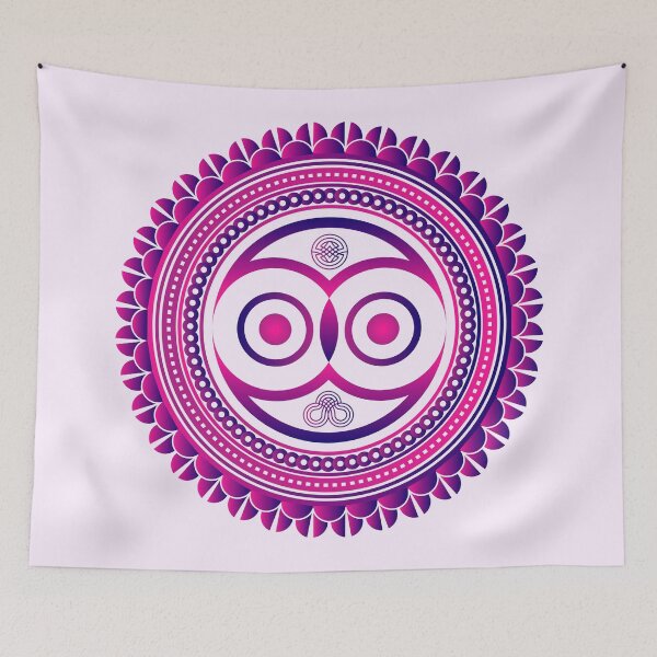 Item preview, pink floral owl tattoo designed and sold by TM Selvam.