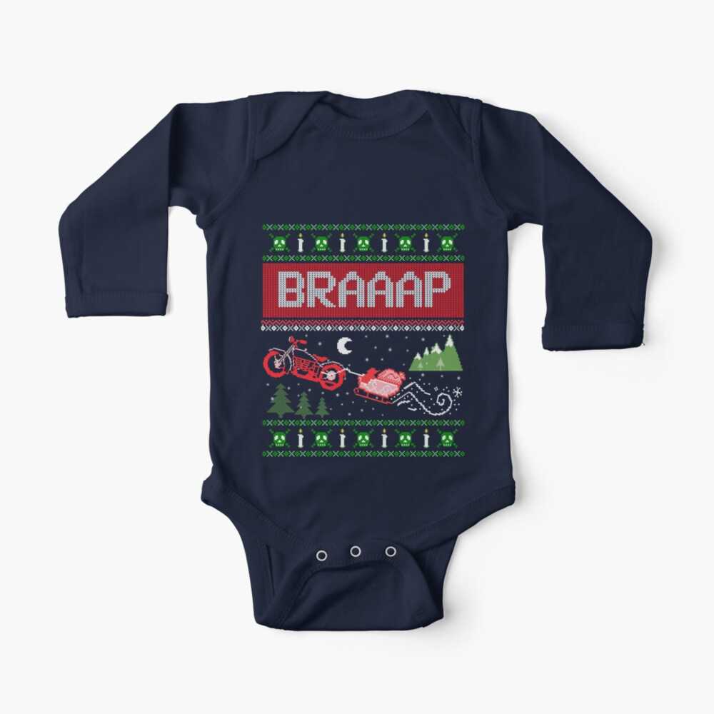 motorcycle ugly christmas sweater
