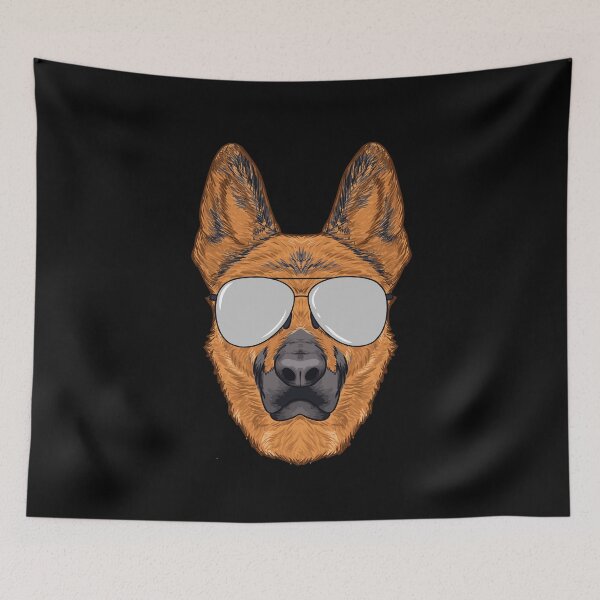 Item preview, German Shepherd In Sunglasses designed and sold by designeclipse.