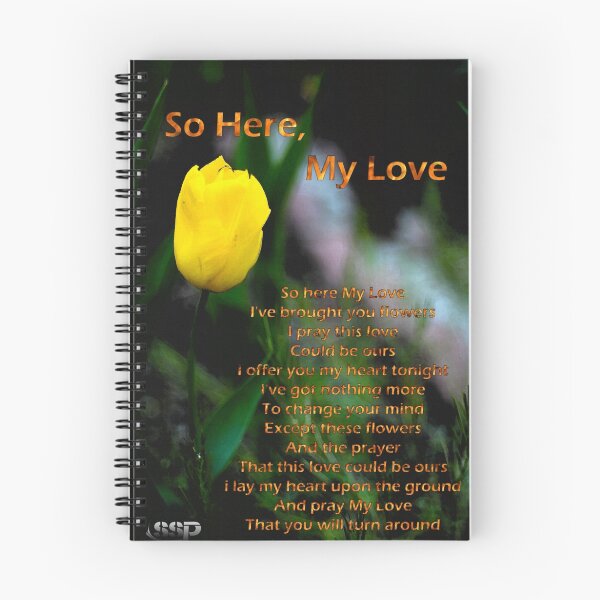 Item preview, So Here My Love designed and sold by The Jonathan Sloat.
