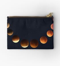 The Stages of The Moon in Space Studio Pouch