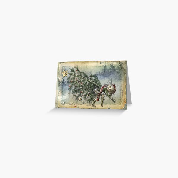 Stealing Christmas Greeting Card