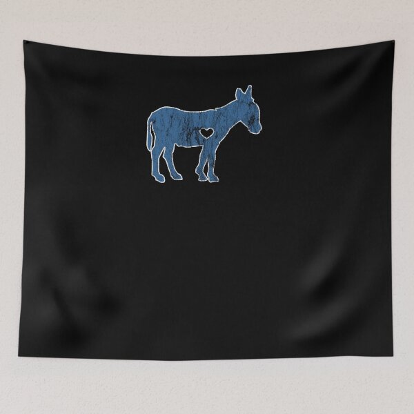 Item preview, I Love Donkey Rider Jackass Mule Funny Democrat Jockey Blue designed and sold by KNUXX Shop.