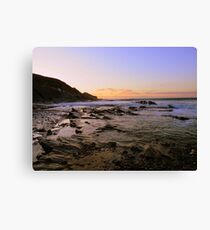 Lienzo Cornwall: Last Light at Crackington