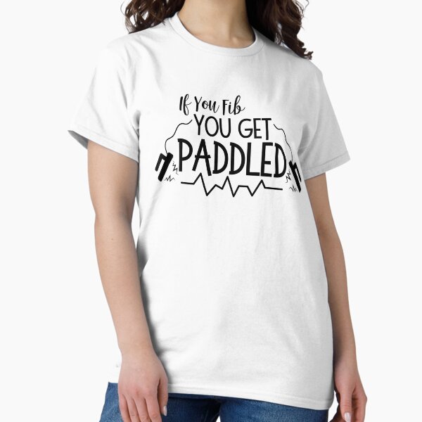 Vista previa del artículo con la obra «Si mienten, les darán una paliza AMR Paramédico Divertido ER», diseñado y vendido por hadleydesigns.