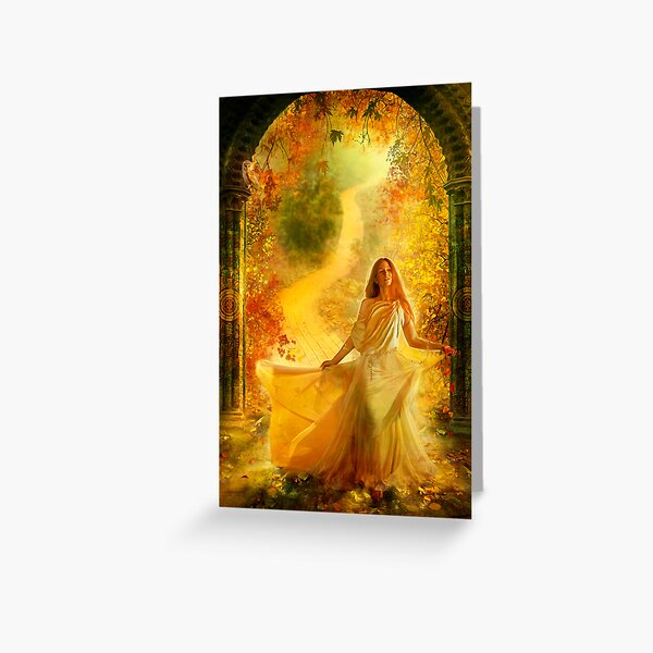 Into Dreams Greeting Card