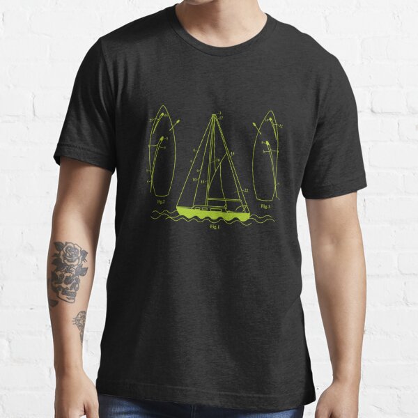 Waves T-shirt Men Sail Anime Clothes Surf Funny T shirts Ocean Shirt Print