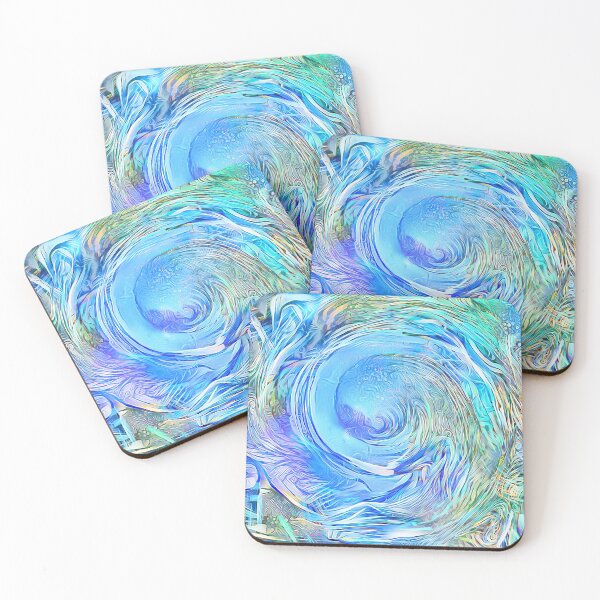Item preview, Abstract Waterfall Wave Vortex designed and sold by blackhalt.