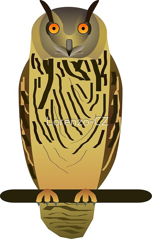 Eurasian Eagle Owl By Lorenzo Cz Redbubble 