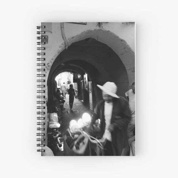 Old city motion Spiral Notebook