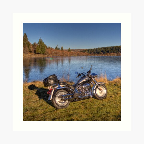Fatboy at Frozen Lake Middleton Art Print