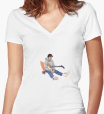 boy pablo Fitted V-Neck T-Shirt