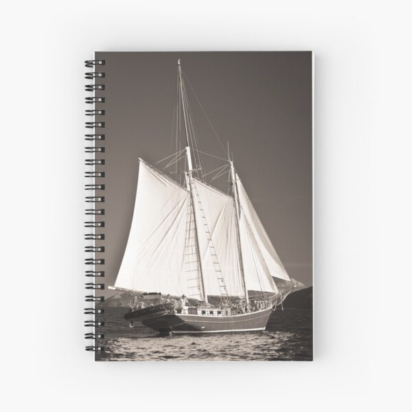 "Windjammer"- Toned Spiral Notebook