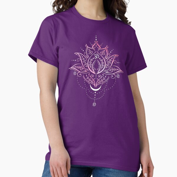 Artikel-Vorschau von Lotus mit Mond und Om Symbol. Yoga., designt und verkauft von Christine Krahl.