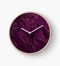 Hoodie Kisses Clock