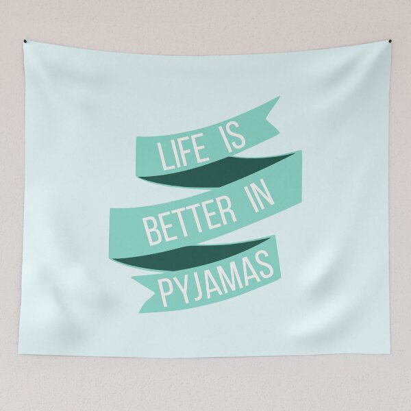 Item preview, Life is better in pyjamas designed and sold by kapotka.